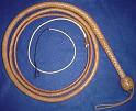 10ft Natural Tan 12 plait Indiana Jones Bullwhip 3A